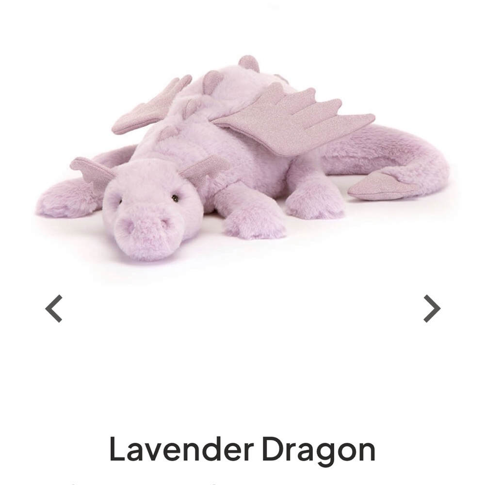 Jellycat Lavender Dragon